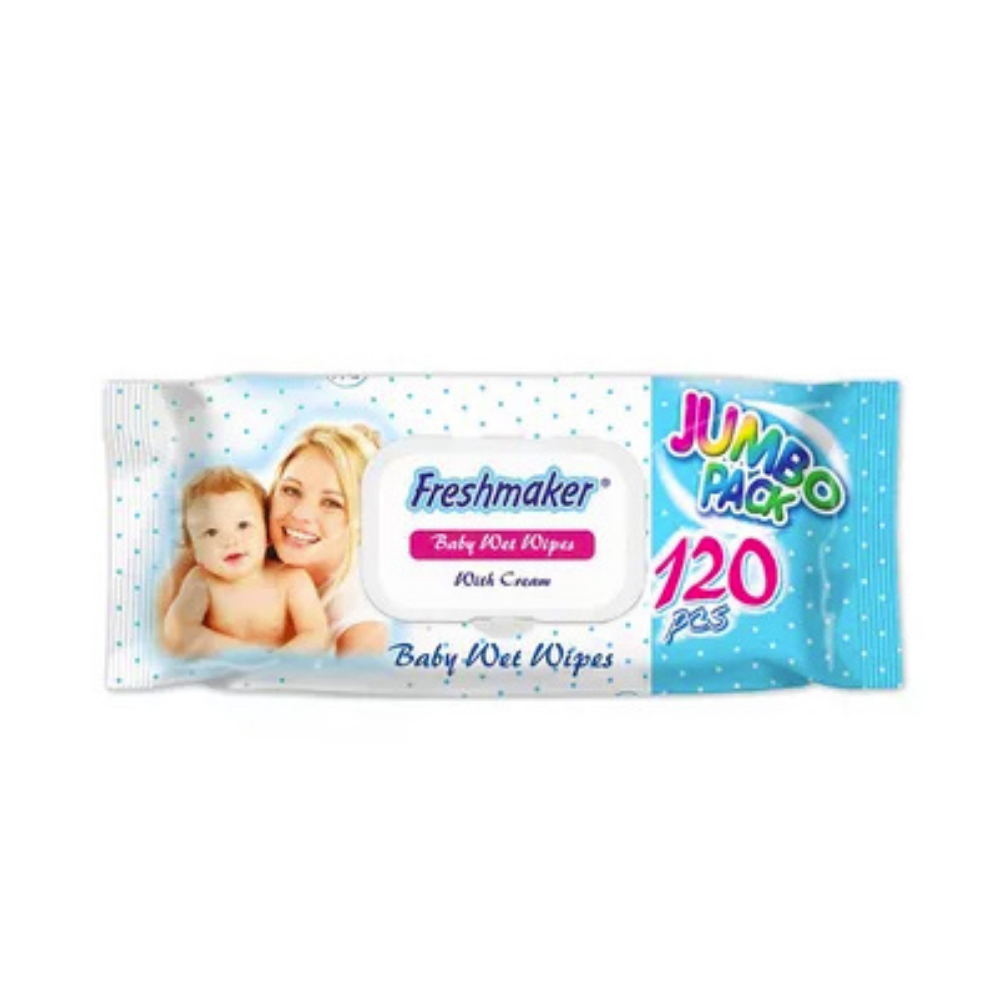 Freshmaker Baby Wet Wipes - 120 pcs