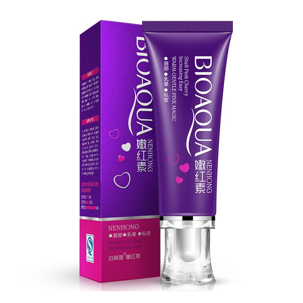 Bioaqua Pink Cherry Lip Private Part Nipple Bleaching Whitening Pinkish Cream - 30gm