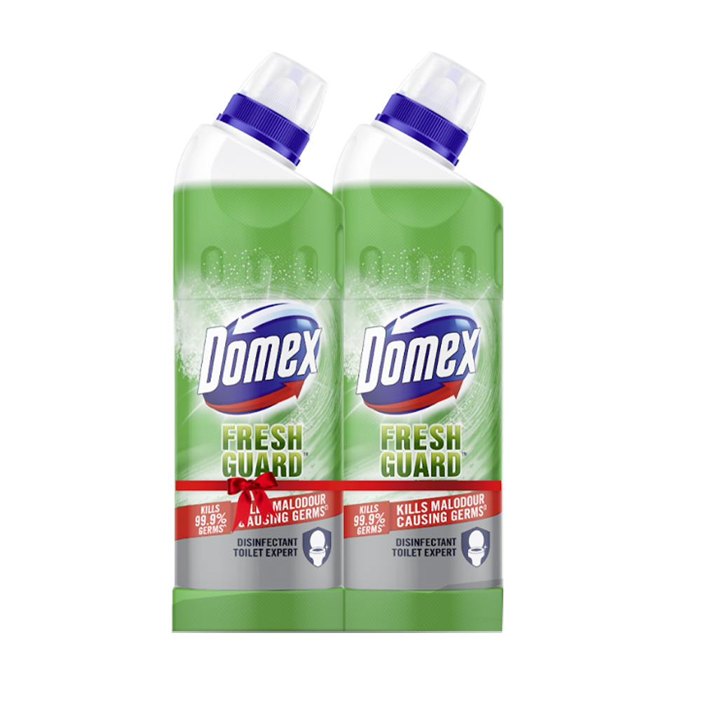 Bundle Of 2Pcs Domex Lime Fresh Toilet Cleaning Liquid - 750ml