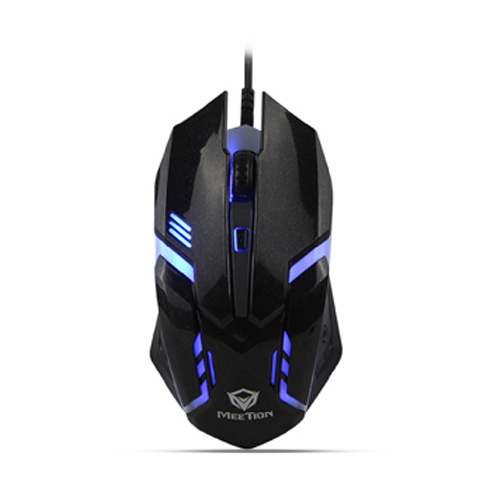 Meetion MT-M371 USB Wired Backlit Gaming Mouse - Black