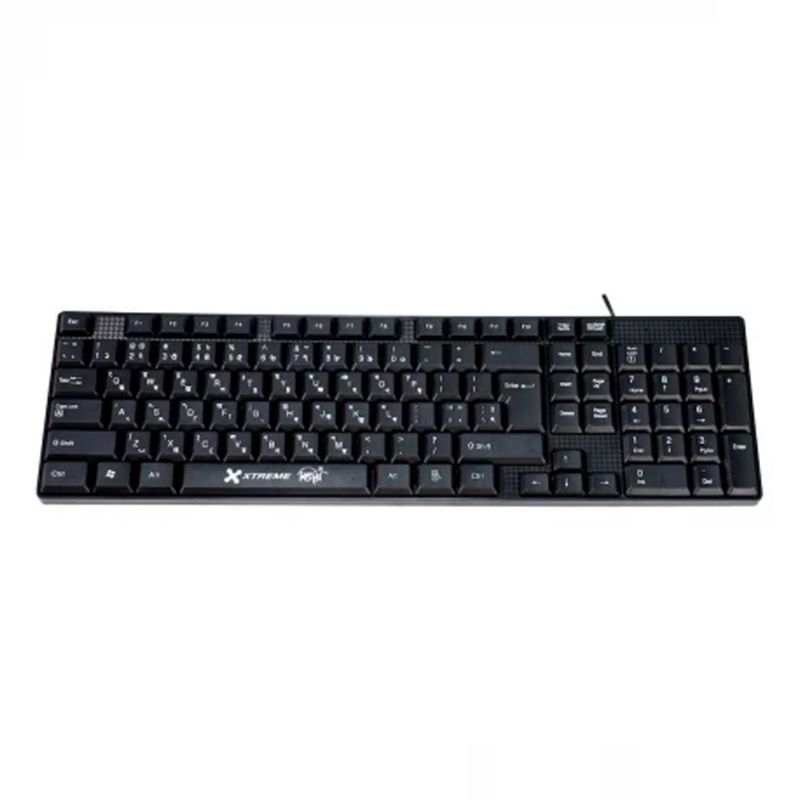 Xtreme KB6109 Black Wired Keyboard with Bangla