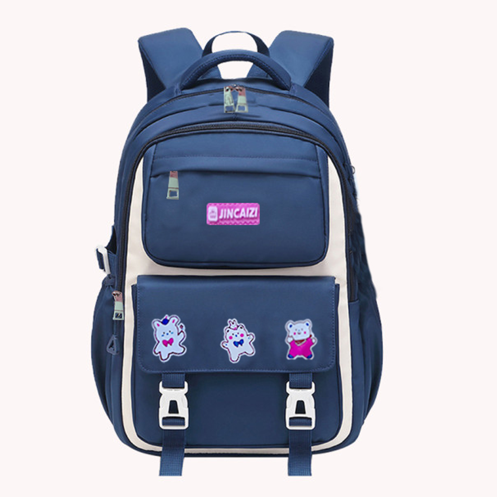 Kids Waterproof School Backpack - Blue- 7155