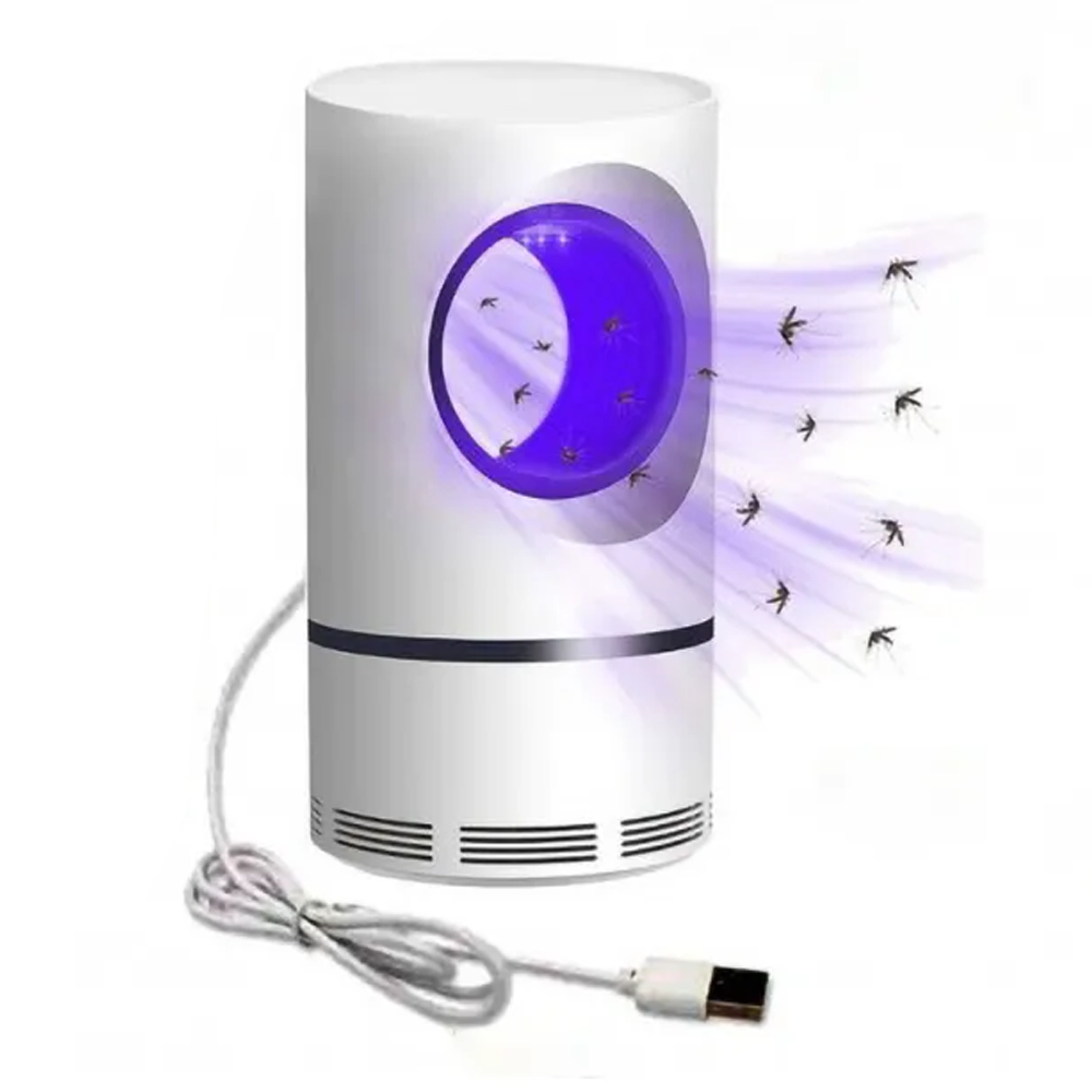 USB Mosquito Killer LED Lamp Trap - White