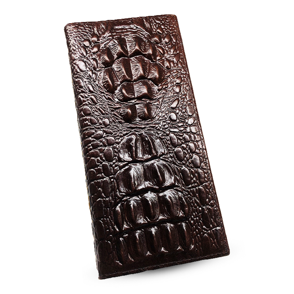 Leather Wallet for Men - Chocolate