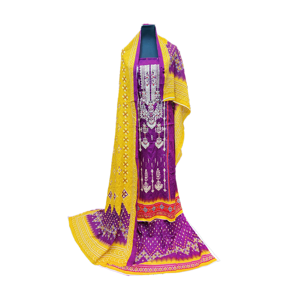 Proud PL-SL00032 Unstiched Cotton Digital Print Lawn Salwar Kameez For Women - Megenta