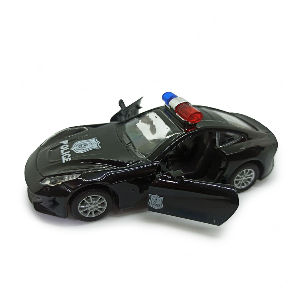 Alloy Die Cast Metal 1:32 Scale Rescue Police Toy Car and Ambulance Pull and Back Car For kids - 126201906