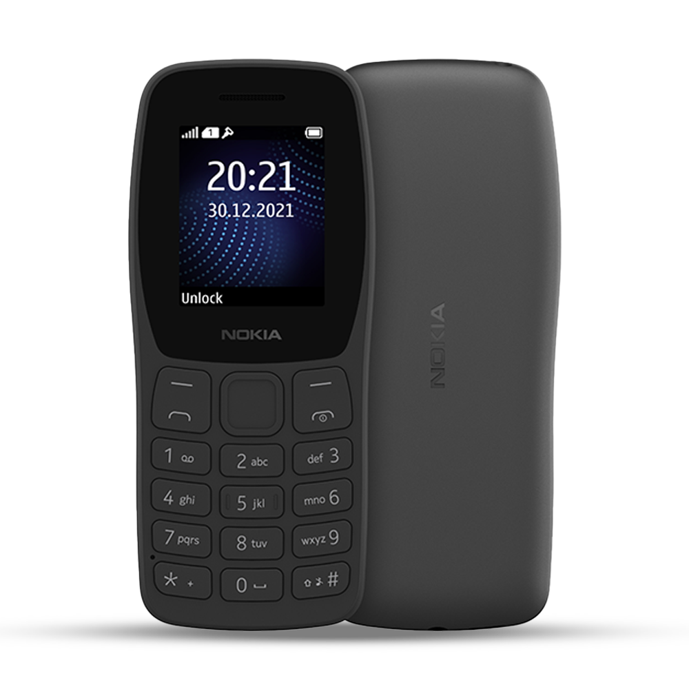 Nokia 105 DS Feature Phone - Black