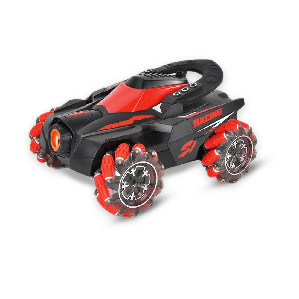 Gesture Sensor 4WD Stunt RC Car With Blowing Bubbles For Kids - Black