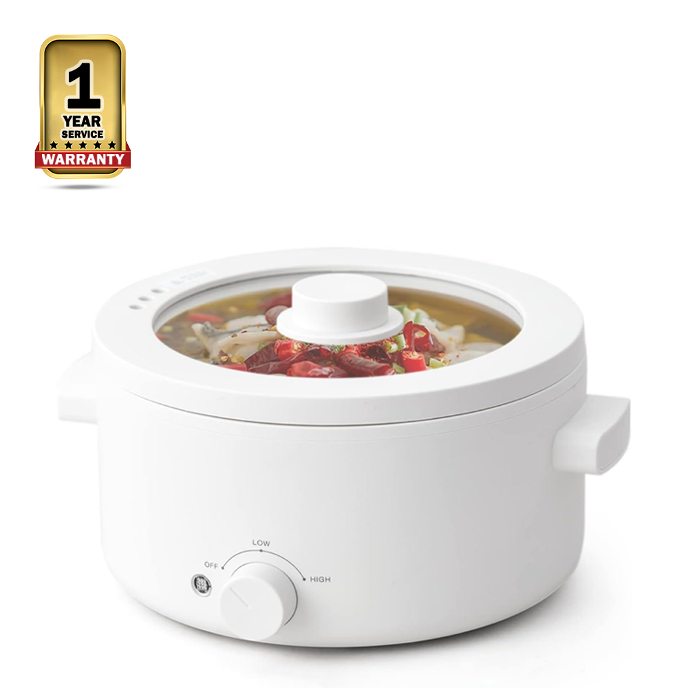 Olayks OLK-W-002 Electric Cooker - ‎750 Watts - 2 liter - ‎White