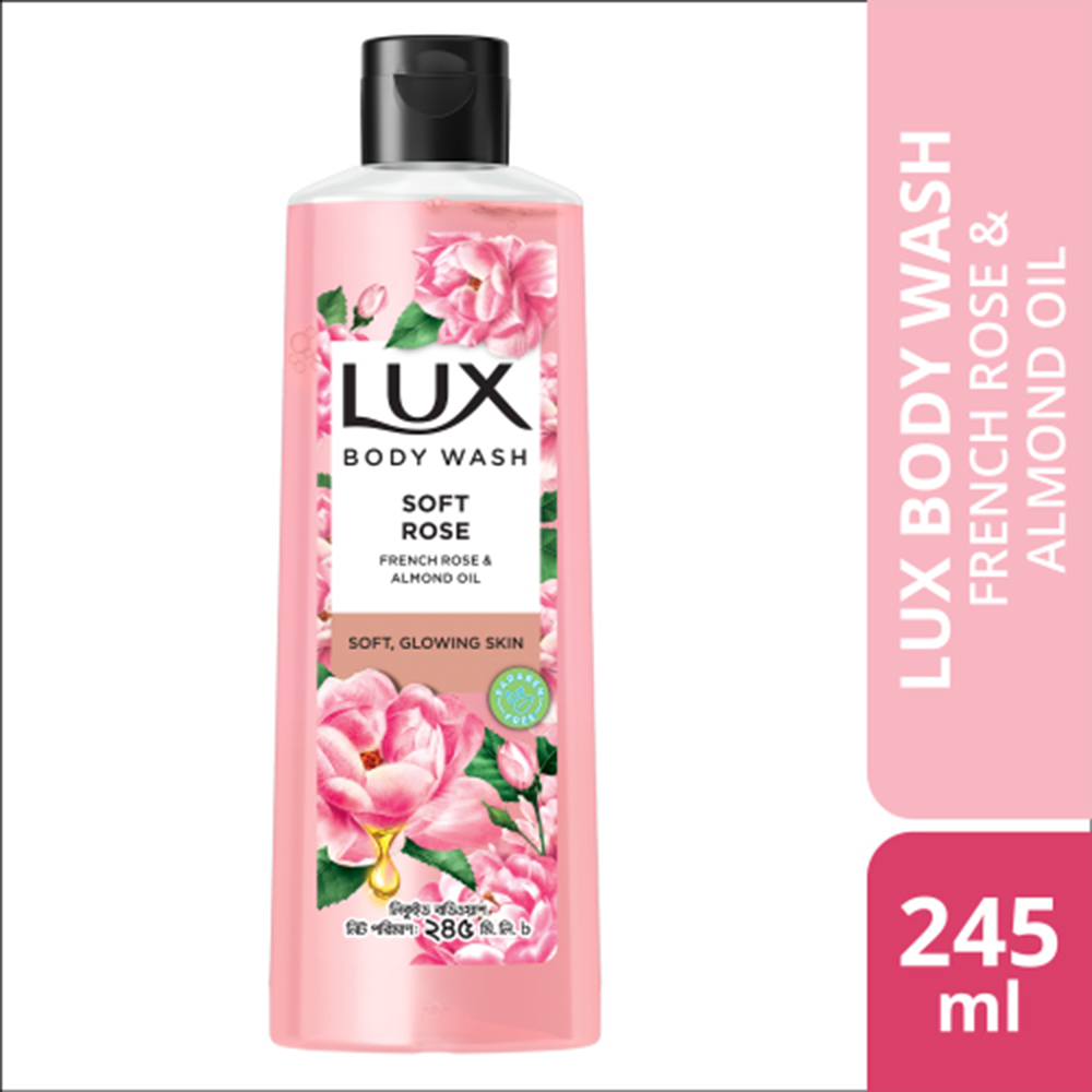 Lux Body Wash French Rose and Almond - 245ml