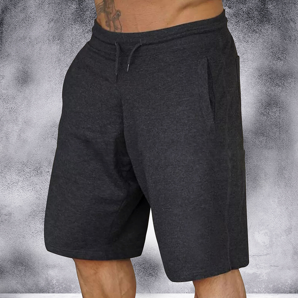 Terry Cotton Short Pant for Men - Dark Grey - GMSP-007