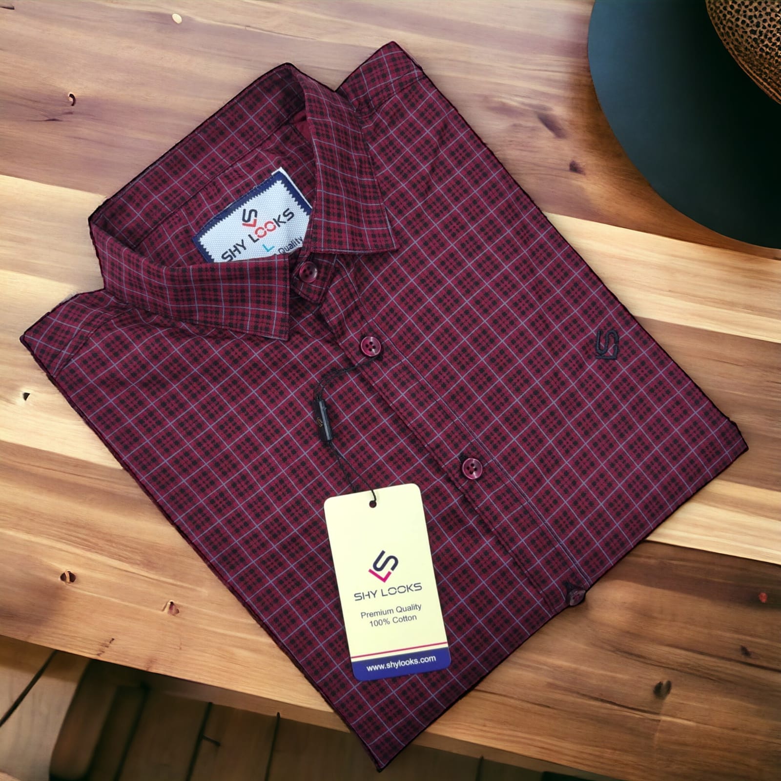 Cotton full Sleeve Check Shirt  For Men - Multicolor - OP546