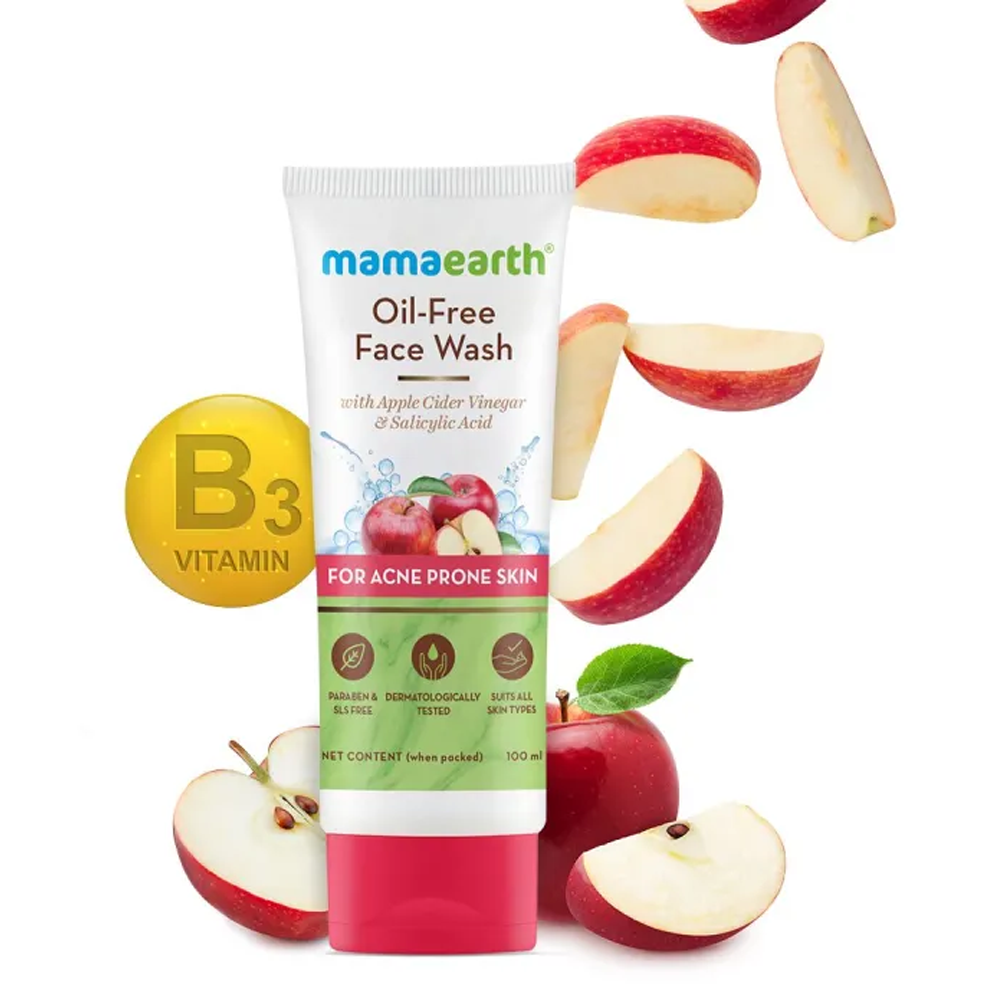 Mamaearth Oil-Free Face Wash with Apple Cider Vinegar - 100ml