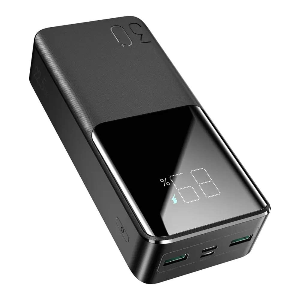 Joyroom JR-QP193 Digital Display Power Bank - 30000mAh - Black