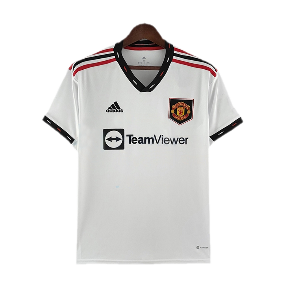 Manchester United Mesh Cotton Short Sleeve Away Jersey For Unisex ...