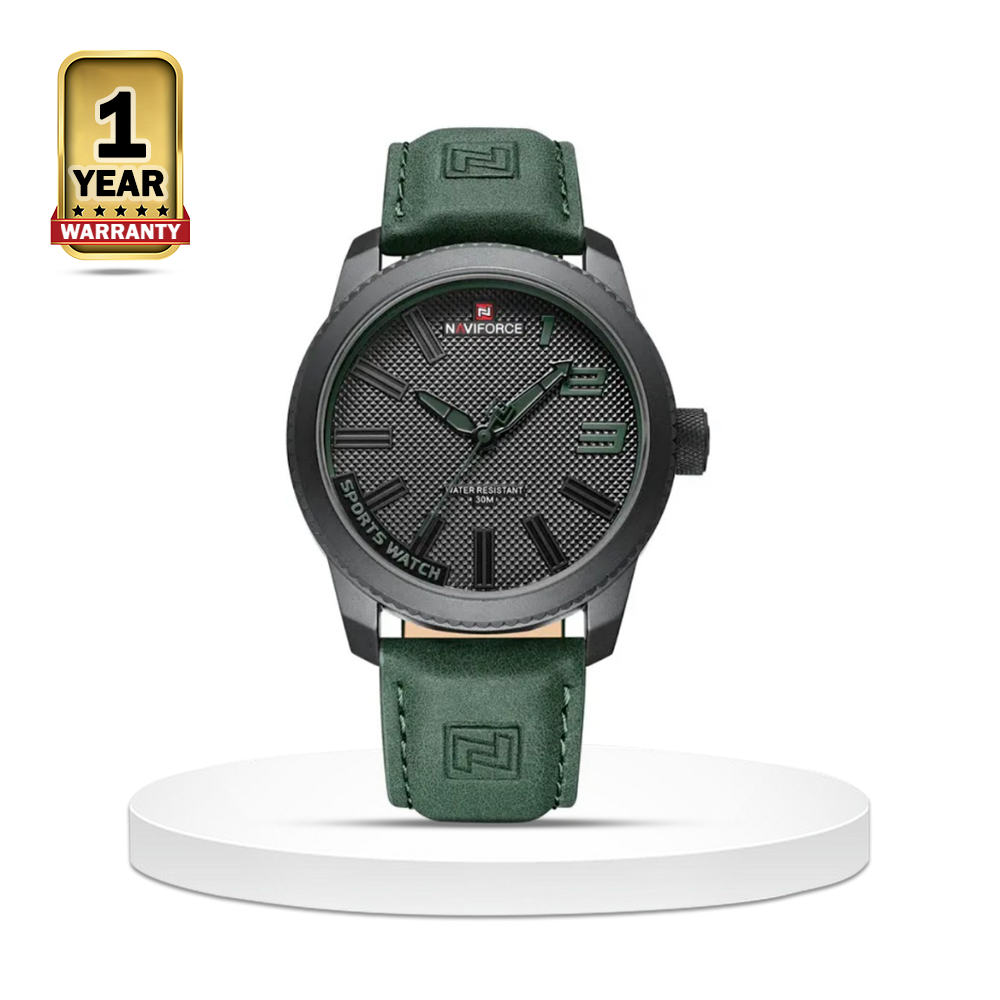 Naviforce 9202L Quartz Military Sports Wrist Watch For Men - Green