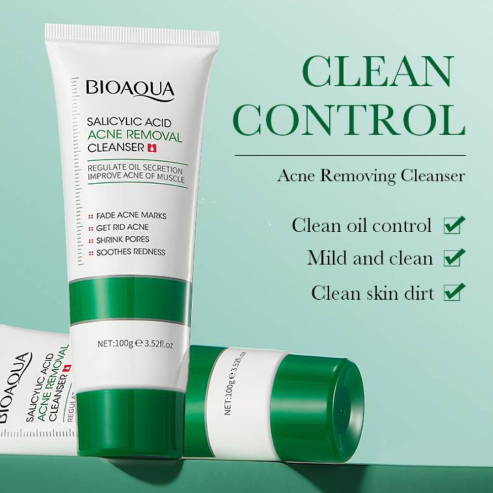 Bioaqua Salicylic Acid Acne Cleanser Oil Control - 100gm