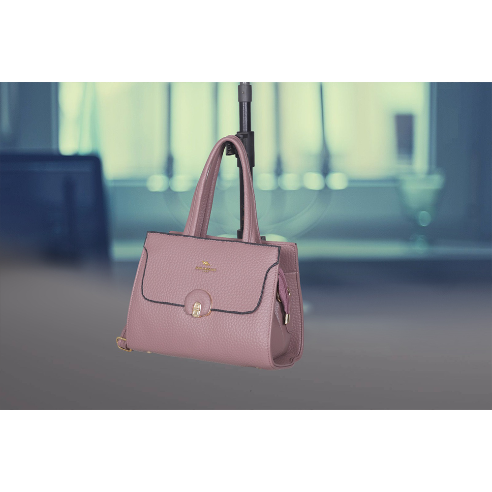 Leather Ladies Bag For Women - Pink - RL-21