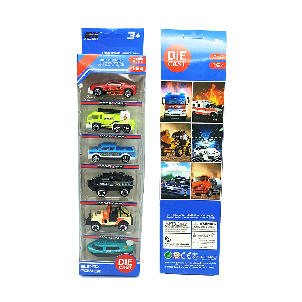 Amazing Die Cast Metal Car Toy - 6Pcs - 217894258