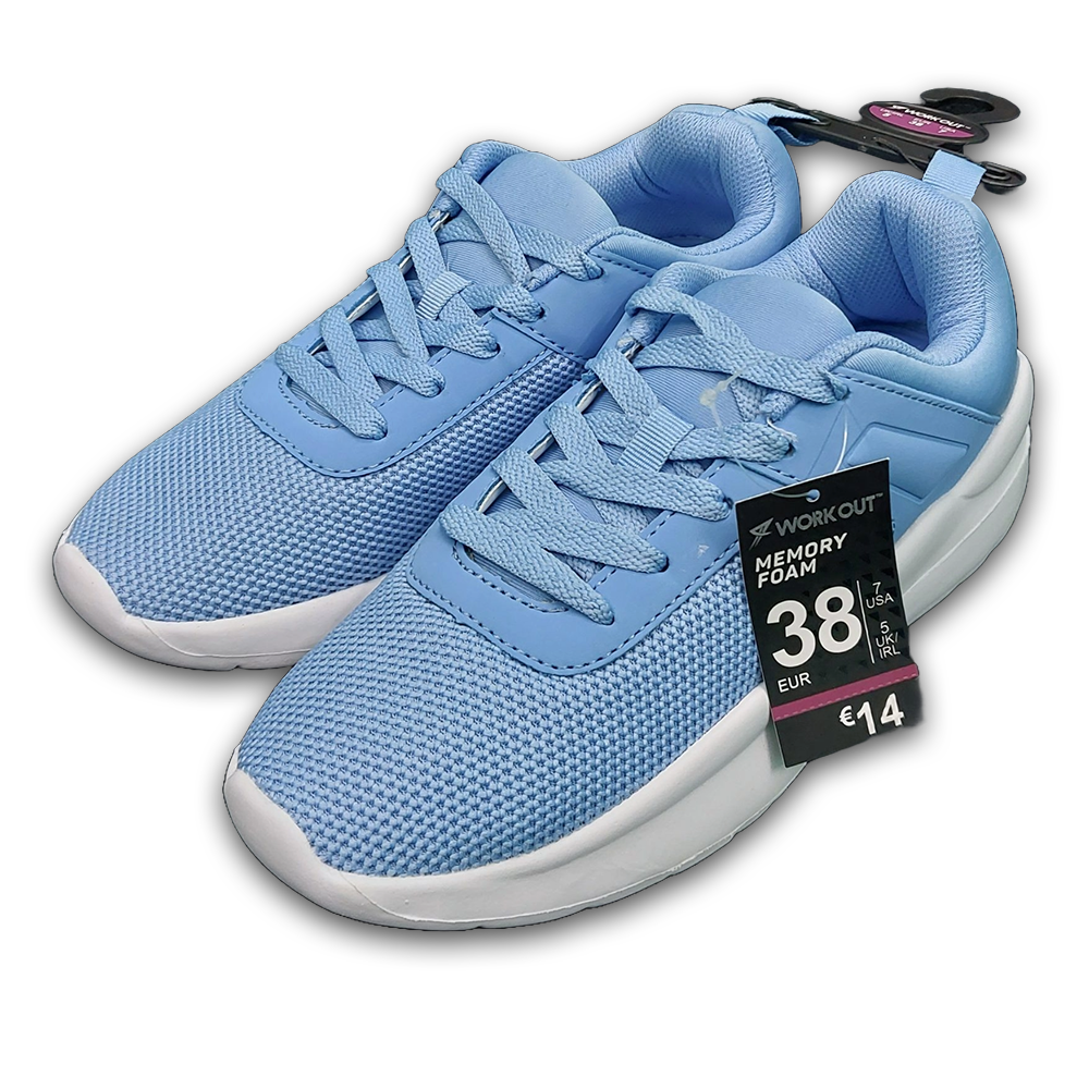 Workout memory foam hot sale shoes primark