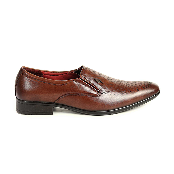 Zays Leather Premium Formal Shoe For Men - Brown - SF58