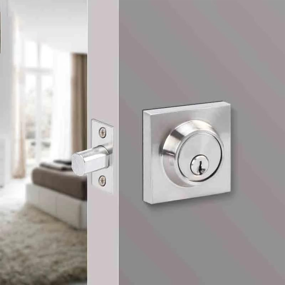 Stainless Steel Square Deadbolt One Side Key One Side Knob Door