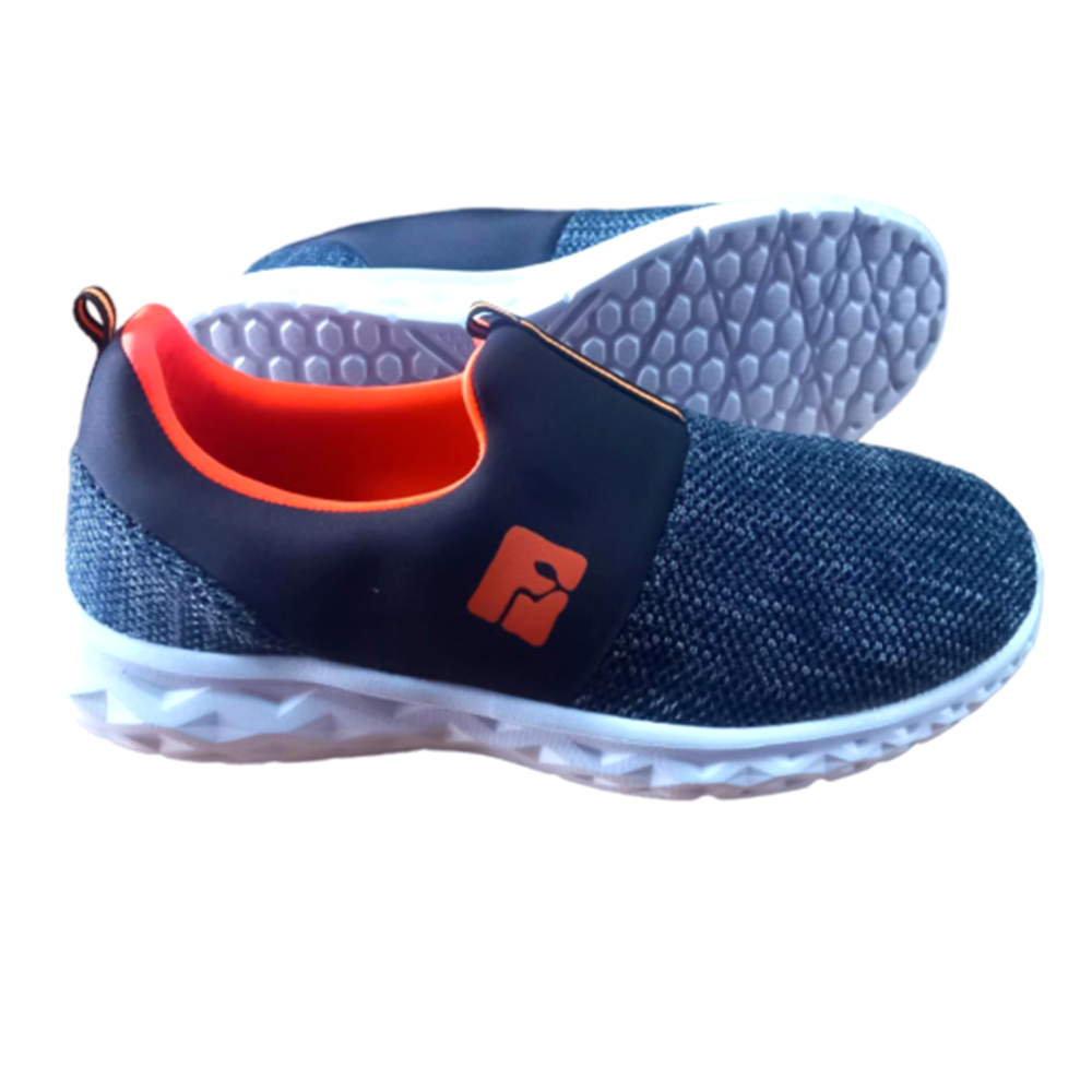 Fine Look Slip On Comfort Sneakers For Men - Blue