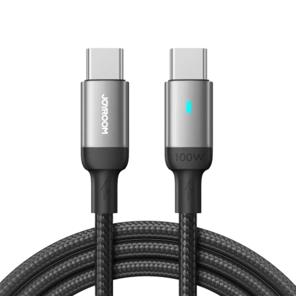 Joyroom S-CC100A10 Series Type-C to Type-C Fast Charging Data Cable - 100Watt - Black 