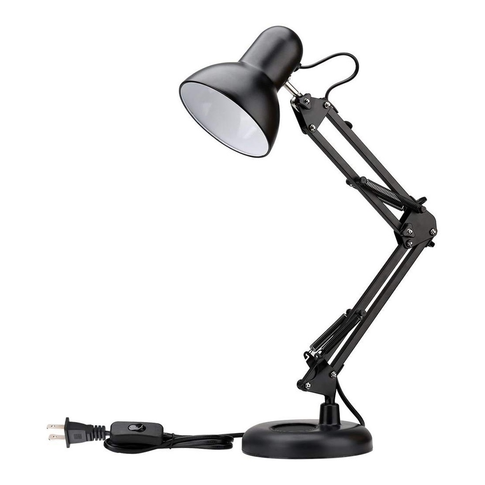 Table Lamp Stand with Free 5W LED Bulb - Black