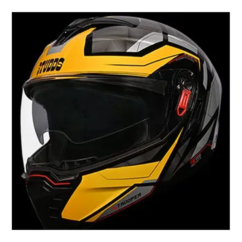 Studds X-Trooper DV D2 Decor Modular Helmet - Yellow