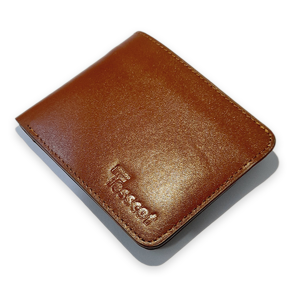 Leather Short Wallet For Men - Brown -T-SS0923-WAL-SBRW0303-2