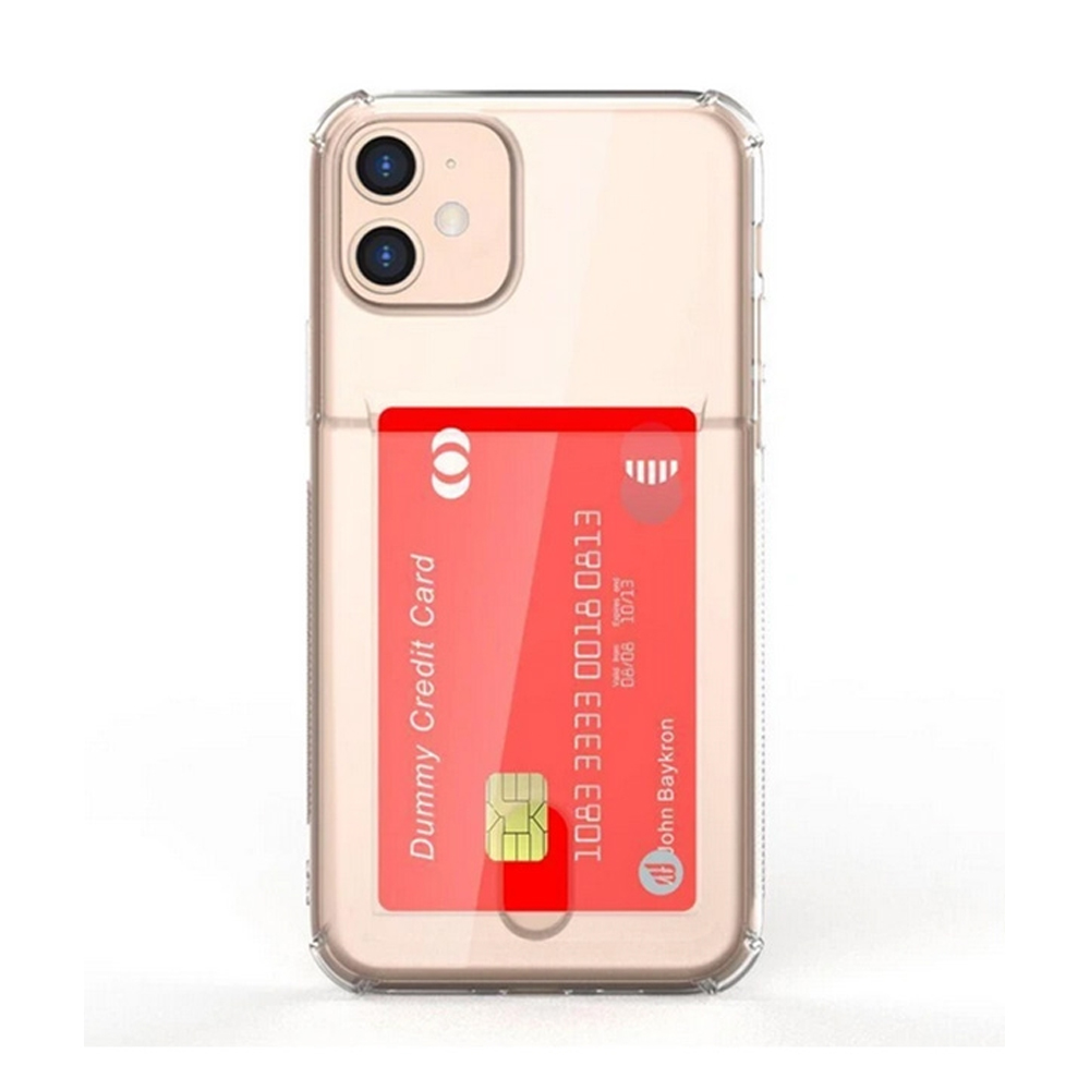 BAYKRON Clear Credit Card Case For New iPhone 11 - Transparent