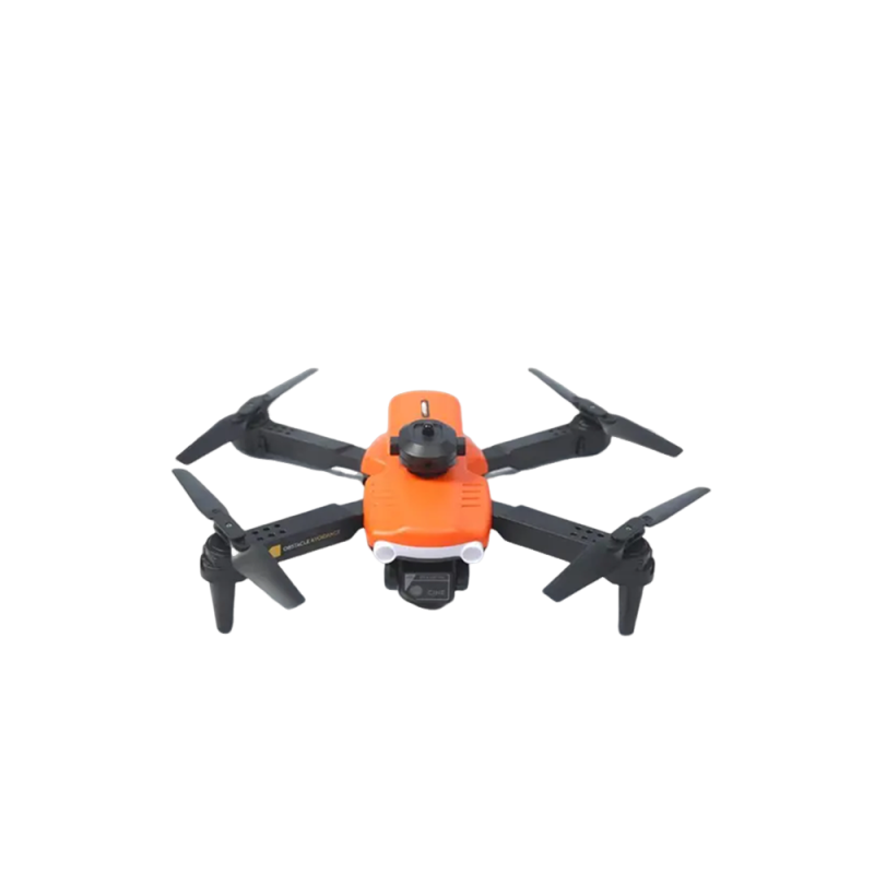 F187 Dual HD Camera Quadcopter Drone With Obstacle Avoidance Sensor - Orange - 278104055