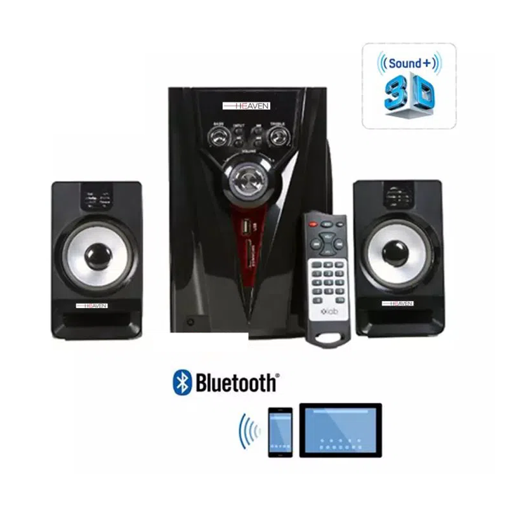 Digital X-Lab M-244 BT 2.1 Multimedia Speakers - 3D Sound