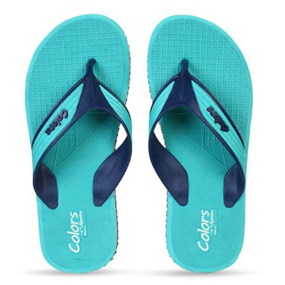 Ajanta Colors PVC Hawai Sandal For Men - Sky Blue - EMB 213