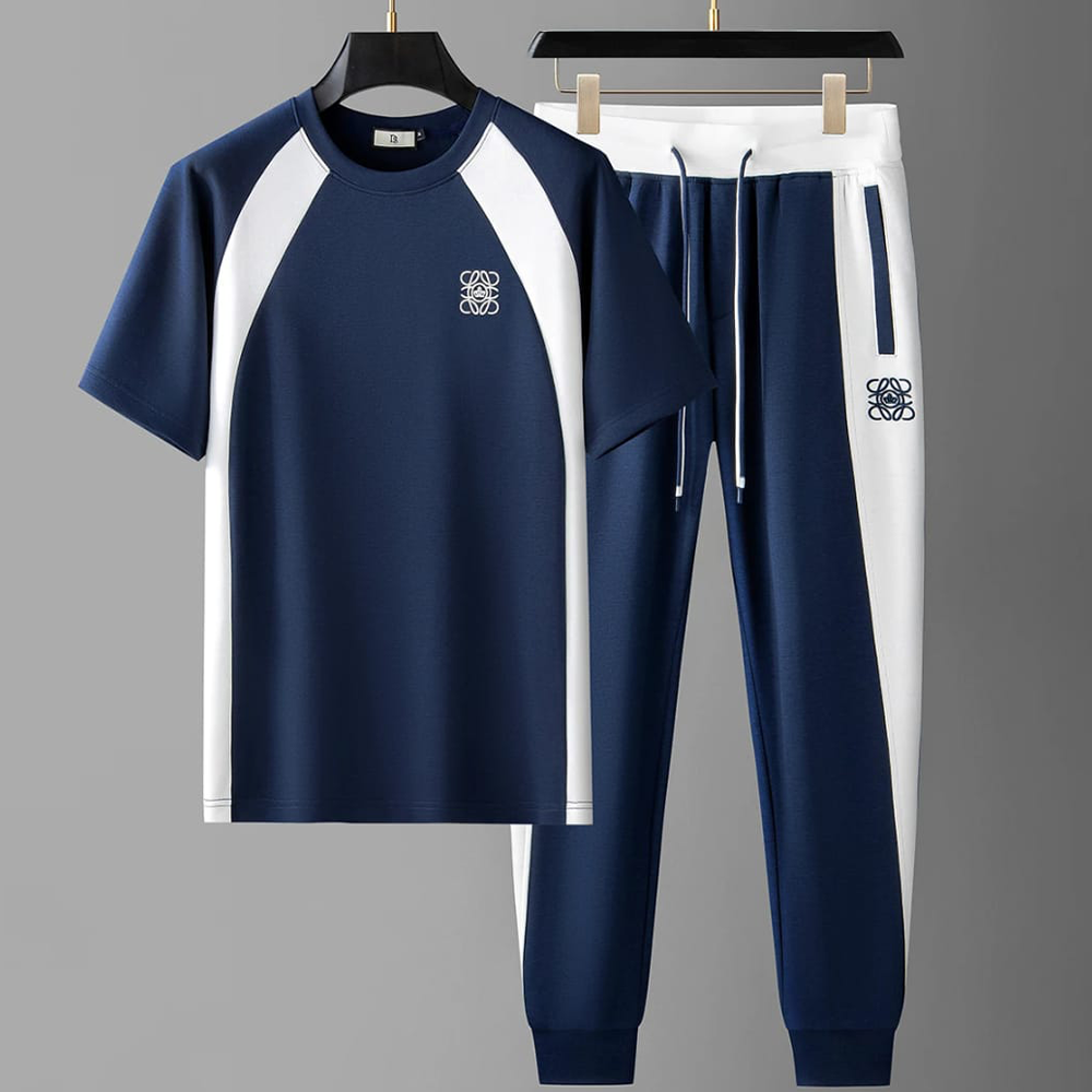 PP Jersey T-Shirt with Trouser Full Track Suit For Men -  TF-122