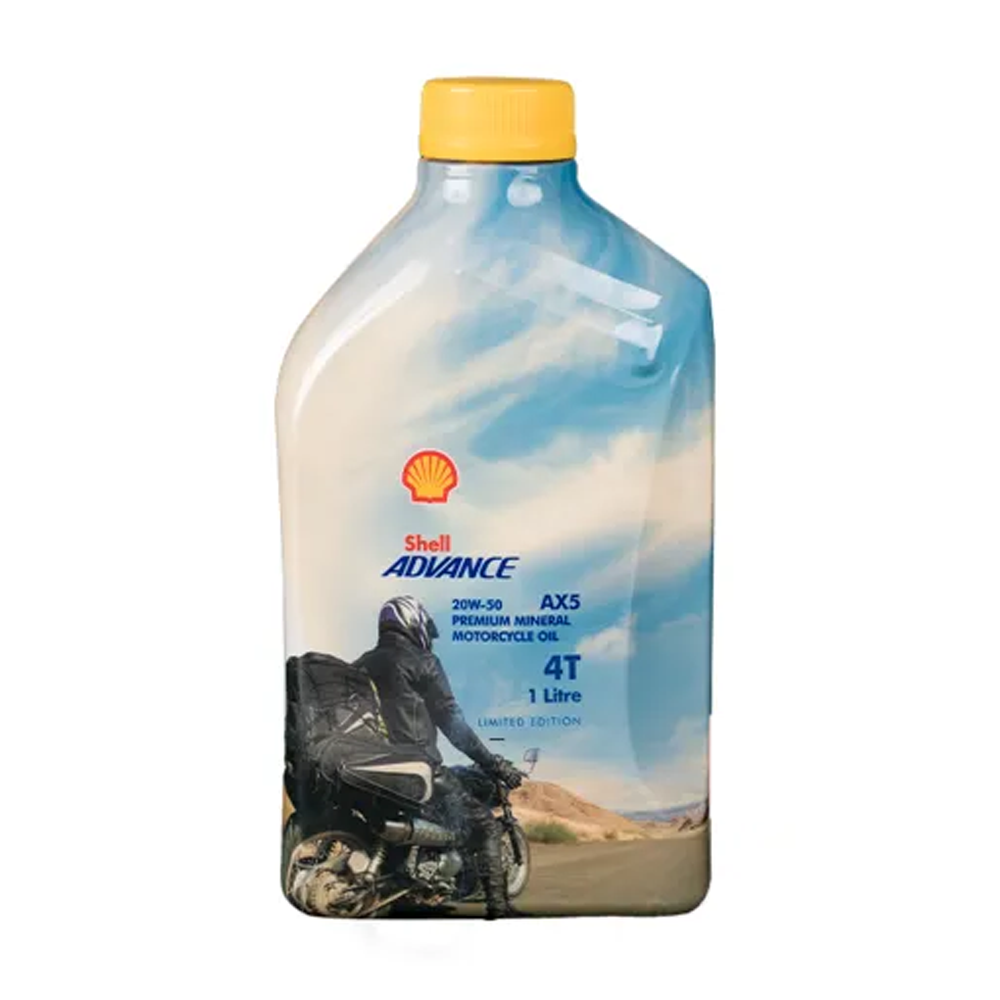 Shell Advance AX5 Mineral Engine Oil - 20W-50 - 1L 