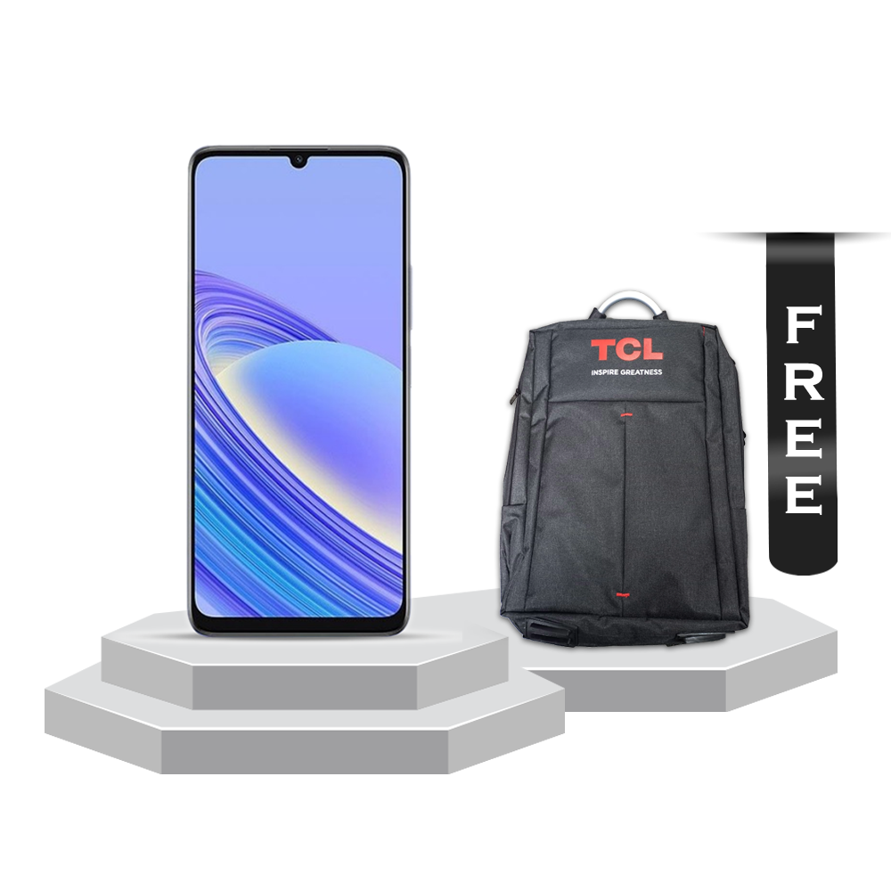 TCL 40SE Smartphone - 6GB RAM - 256GB ROM - 50MP Camera - 6.75 Inch Display With TCL Backpack Free