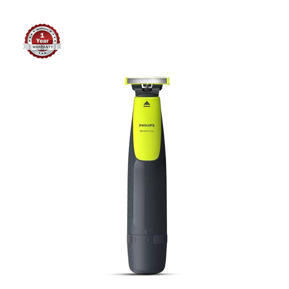 Philips QP2512/10 One Blade Trimmer And Shaver For Men Black And Green