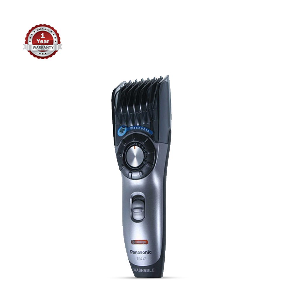 Panasonic ER217 Beard Hair Trimmer Silver Gray