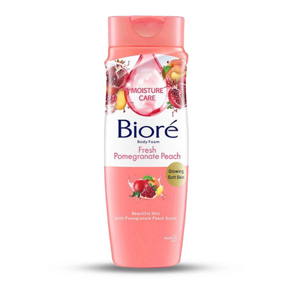 Biore Shower Cream Pomegranate Peach - 250 ml