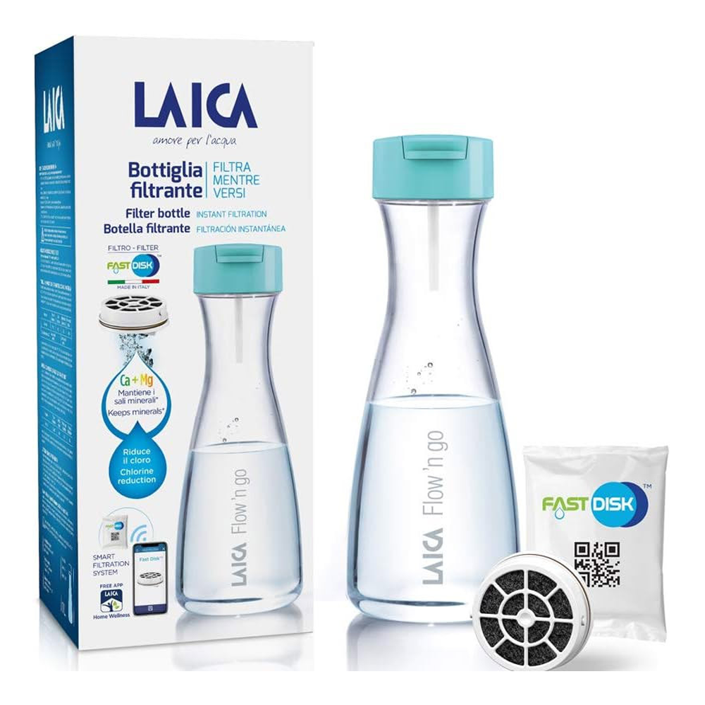 Laica B31AA01 Water Filter Bottle - 1.1 Liter - Transparent