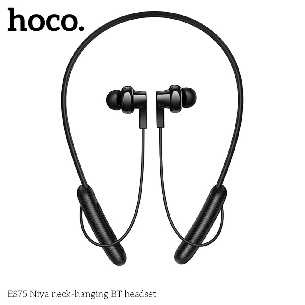 Hoco ES75 Bluetooth Wireless Neckband - Black
