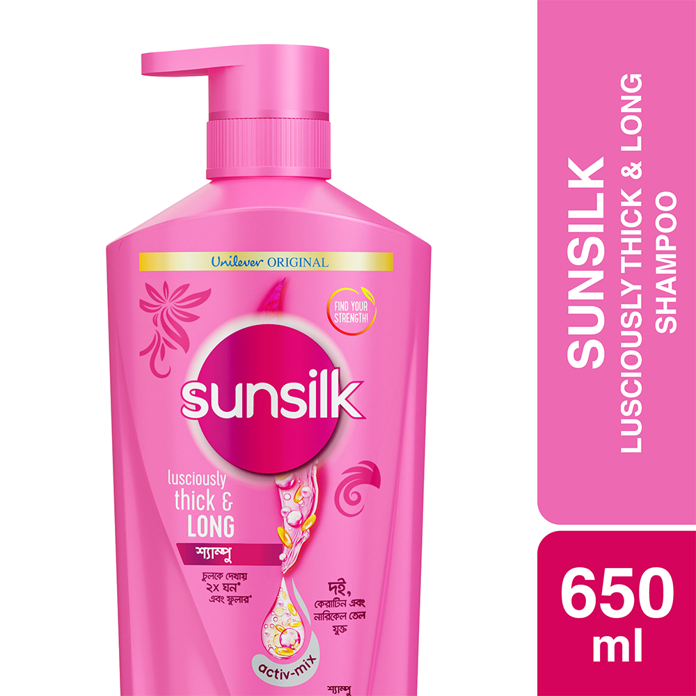 Sunsilk Lusciously Thick & Long Shampoo - 650ml