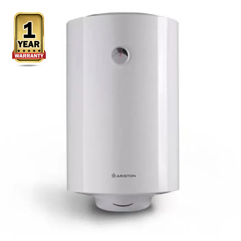 Ariston Horizontal PRO1 R Water Heater Geyser - 50 Liter - Off White