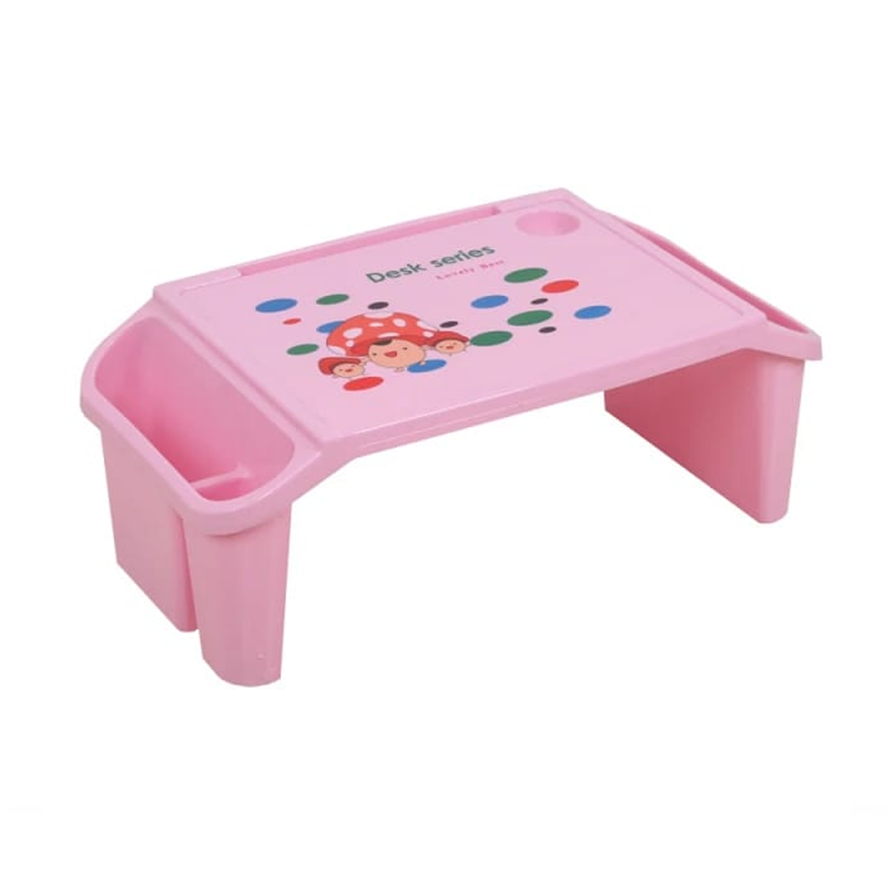 Children Study Table With Storage Box - Pink 