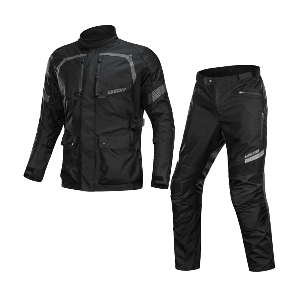 Lyschy Motorcycle Jacket and Pants Suit With Detachable Ce Adventure Touring Jacket