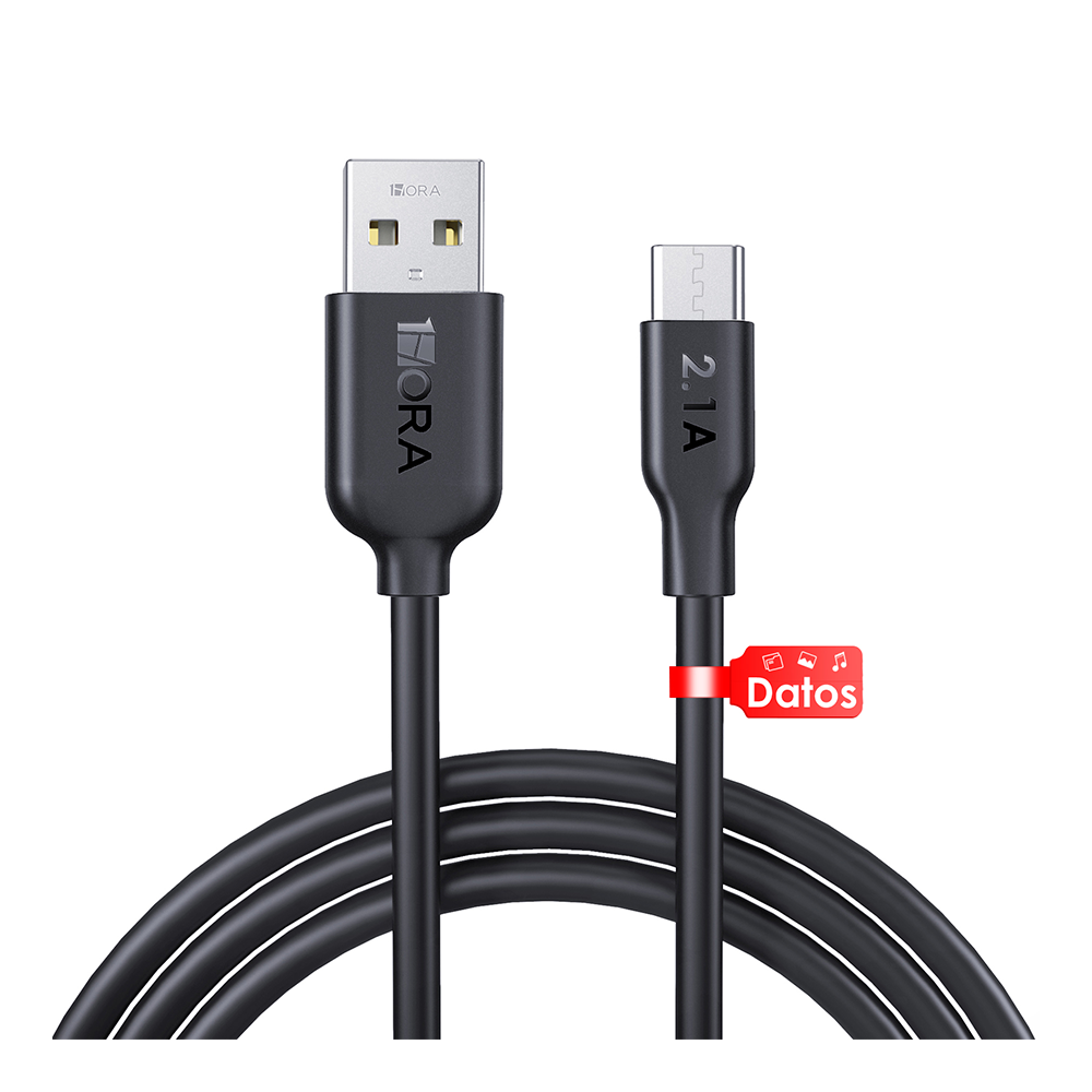 1Hora V8 Series Micro USB to Type C Cable - 1M - CAB237N