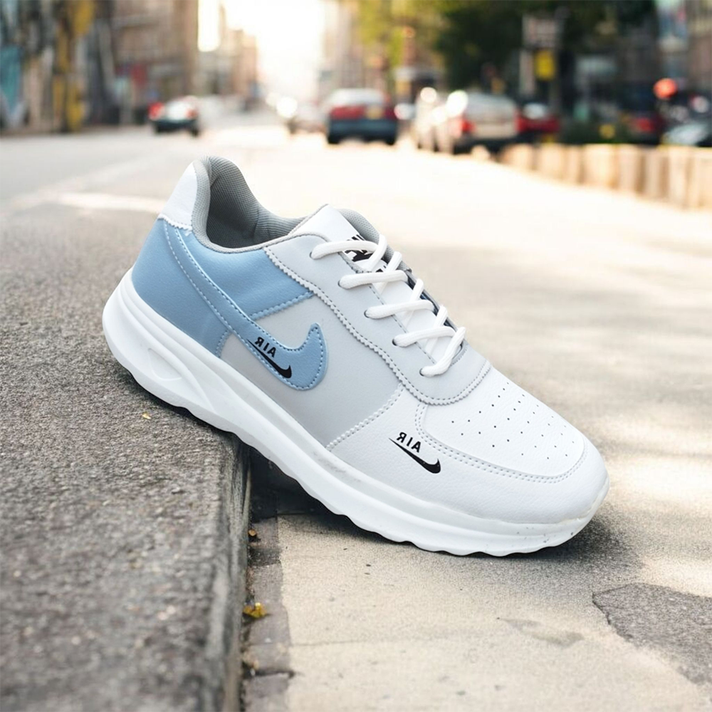 Mesh Sneakers Shoes For Men - Navy Sky