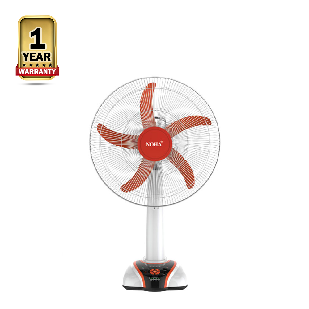 Defender 3936RS Remote Control Quarter Stand Rechargeable Fan - 16 Inch